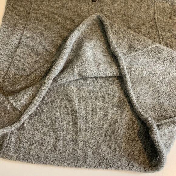 Peruvian Connection Sweater Womens L Large Gray Soft Alpaca Half Button *READ - Picture 11 of 16